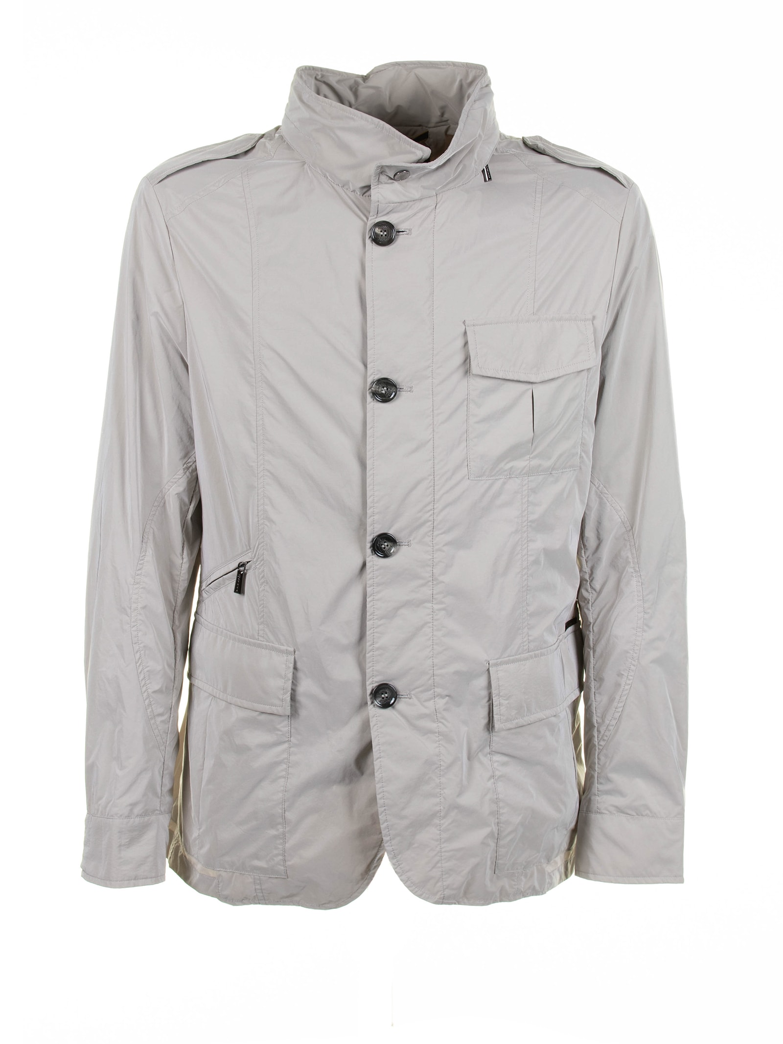 Spring Jacket With Pockets And Buttons