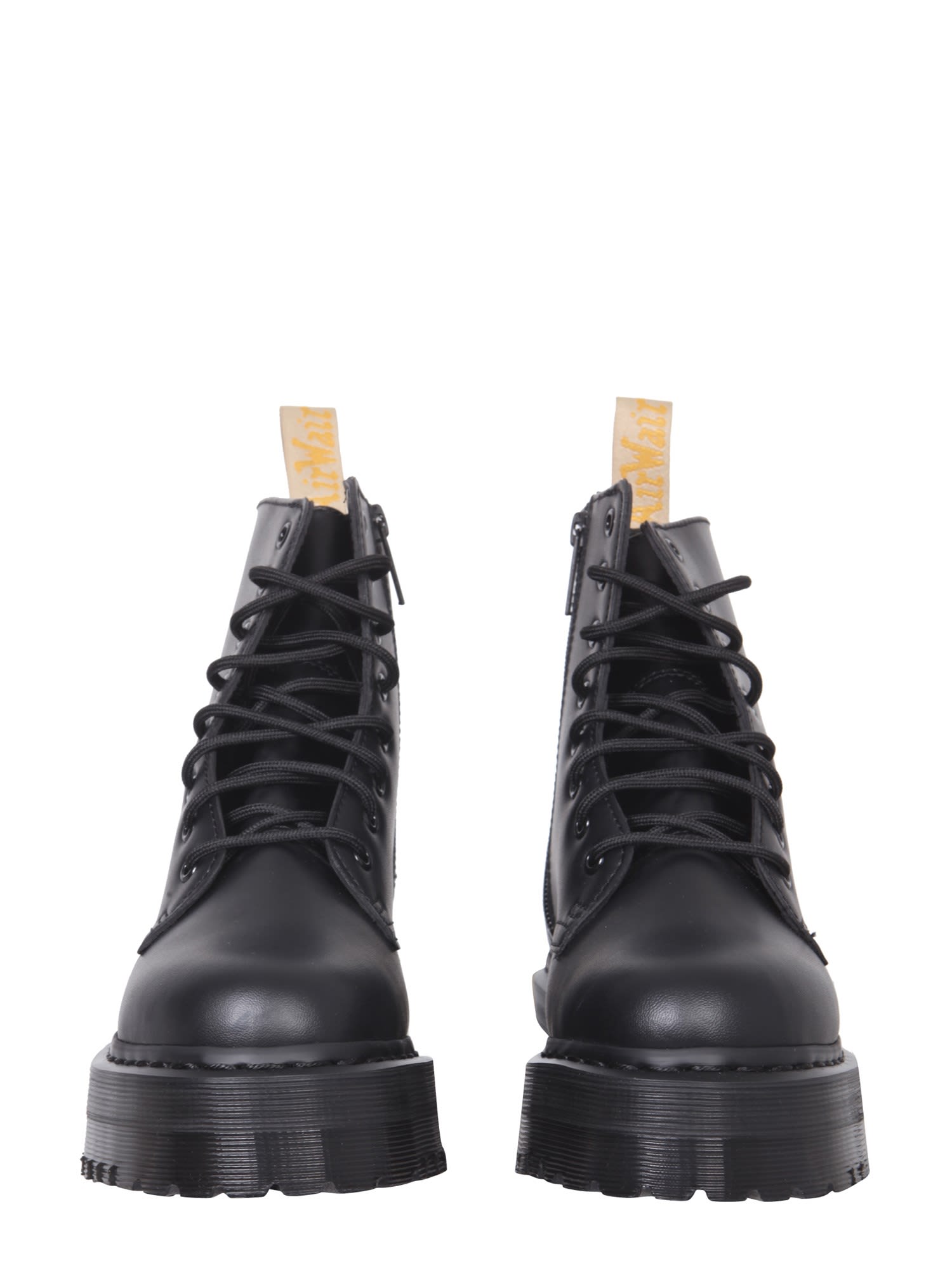 Elevated kapok Unlike Dr. Martens Vegan Jadon Ii Mono Platform Boots In Black | ModeSens