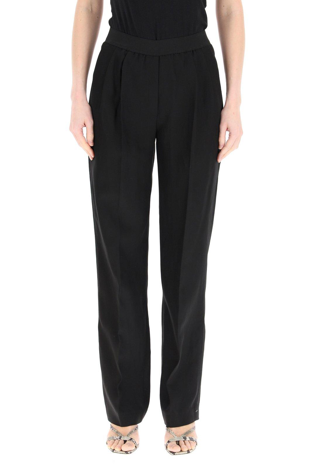 Shop Loulou Studio Takaroa Straight-leg Pants In Black