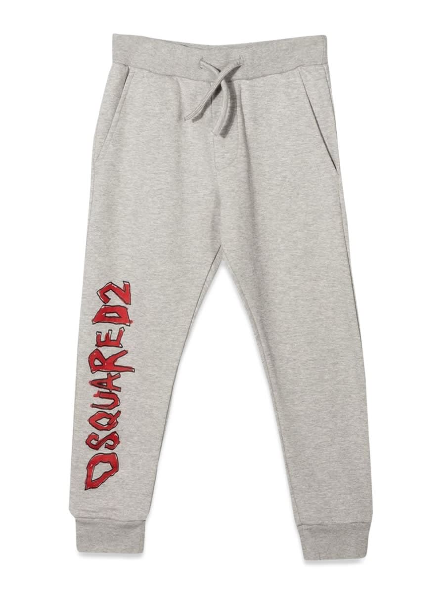Shop Dsquared2 Joggers In Grey