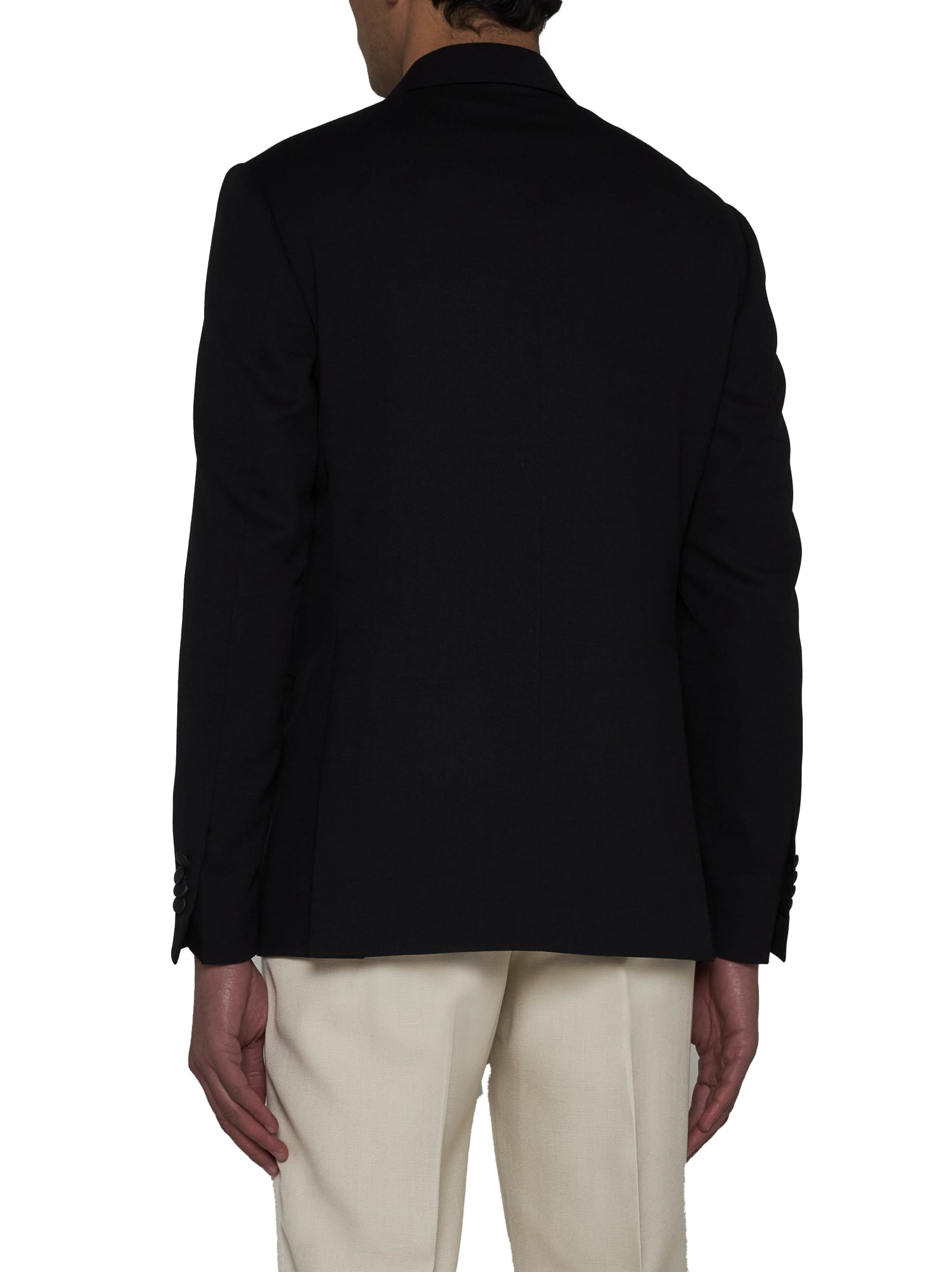 Shop Lardini Blazer In Black