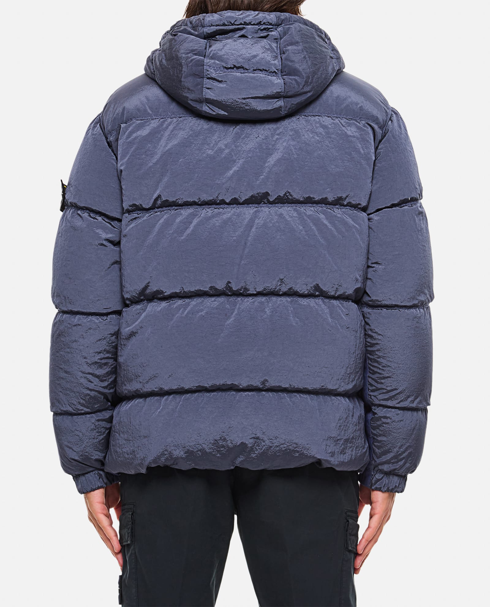 Shop Stone Island Nylon Metal Jacket In Clear Blue