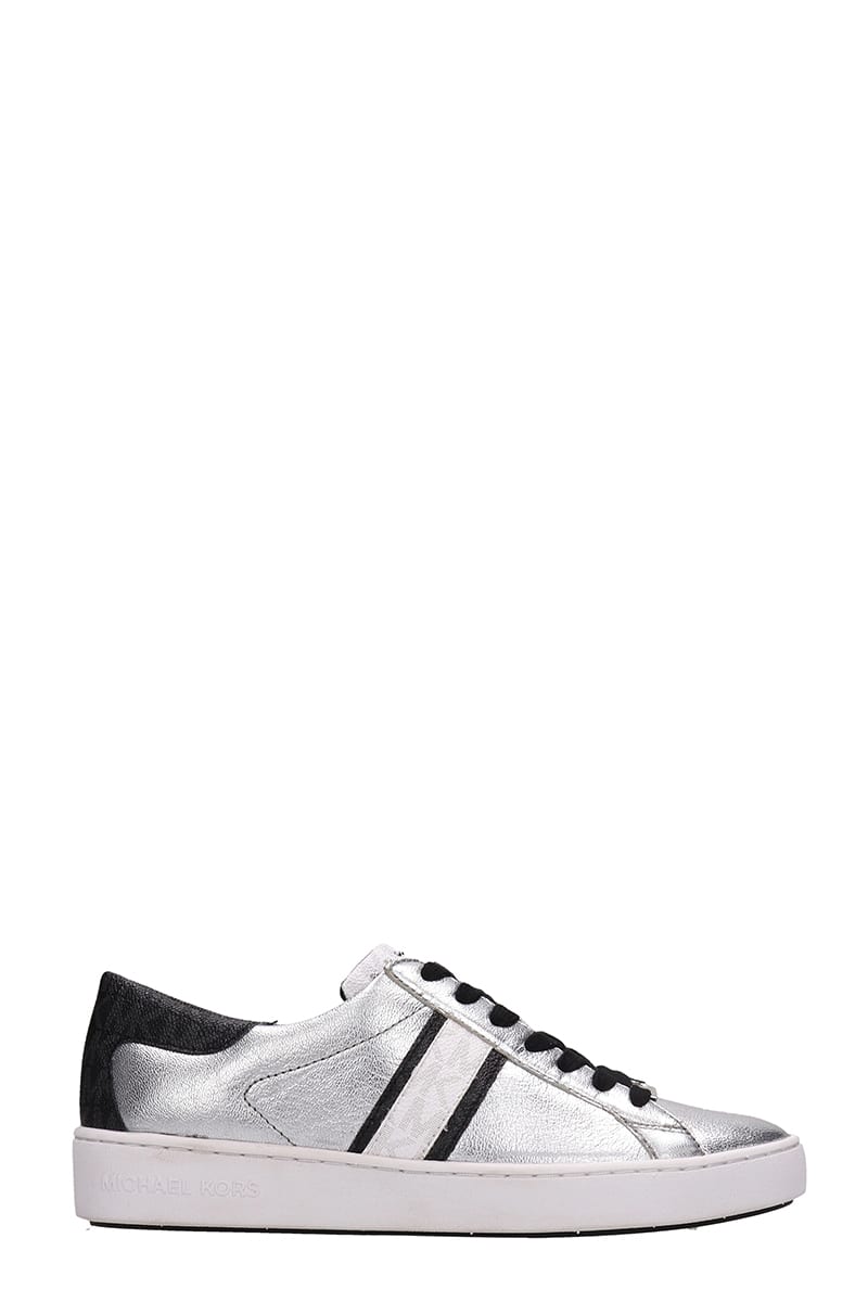 michael kors silver sneakers