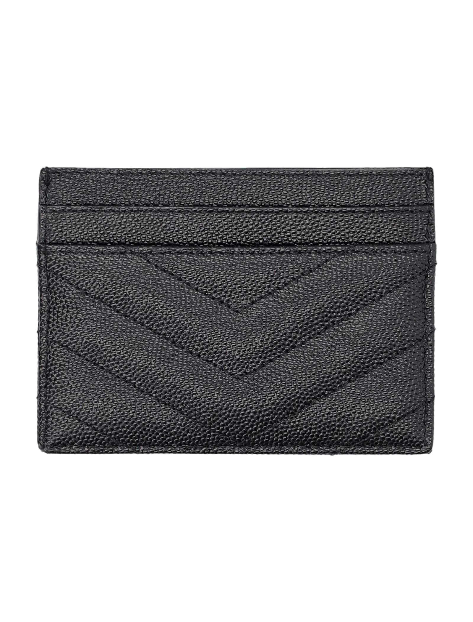 Saint Laurent Ysl Pcc Cardholder In Black