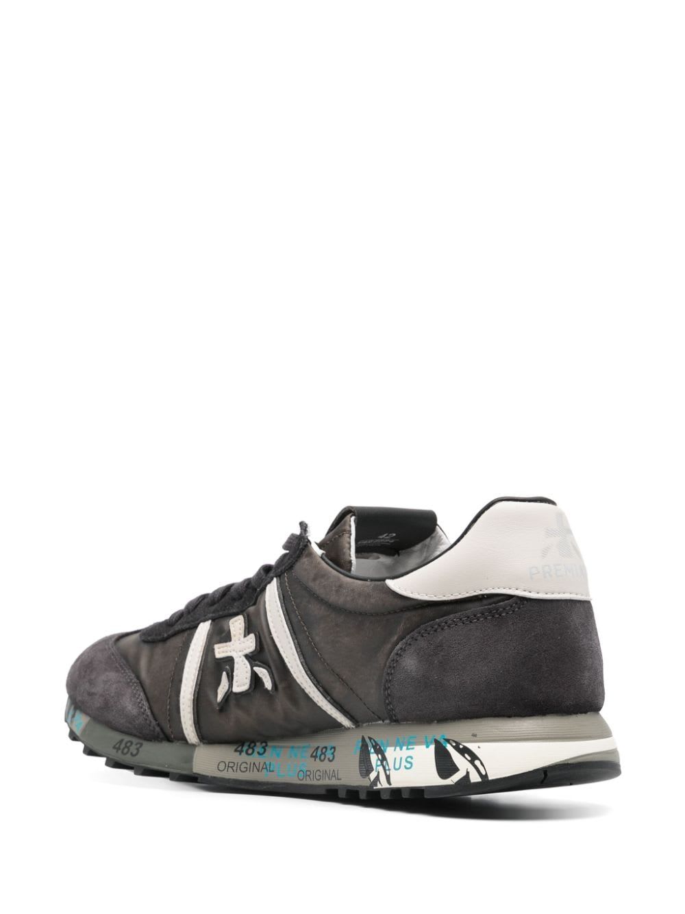 Shop Premiata Lucy Sneakers In Black White