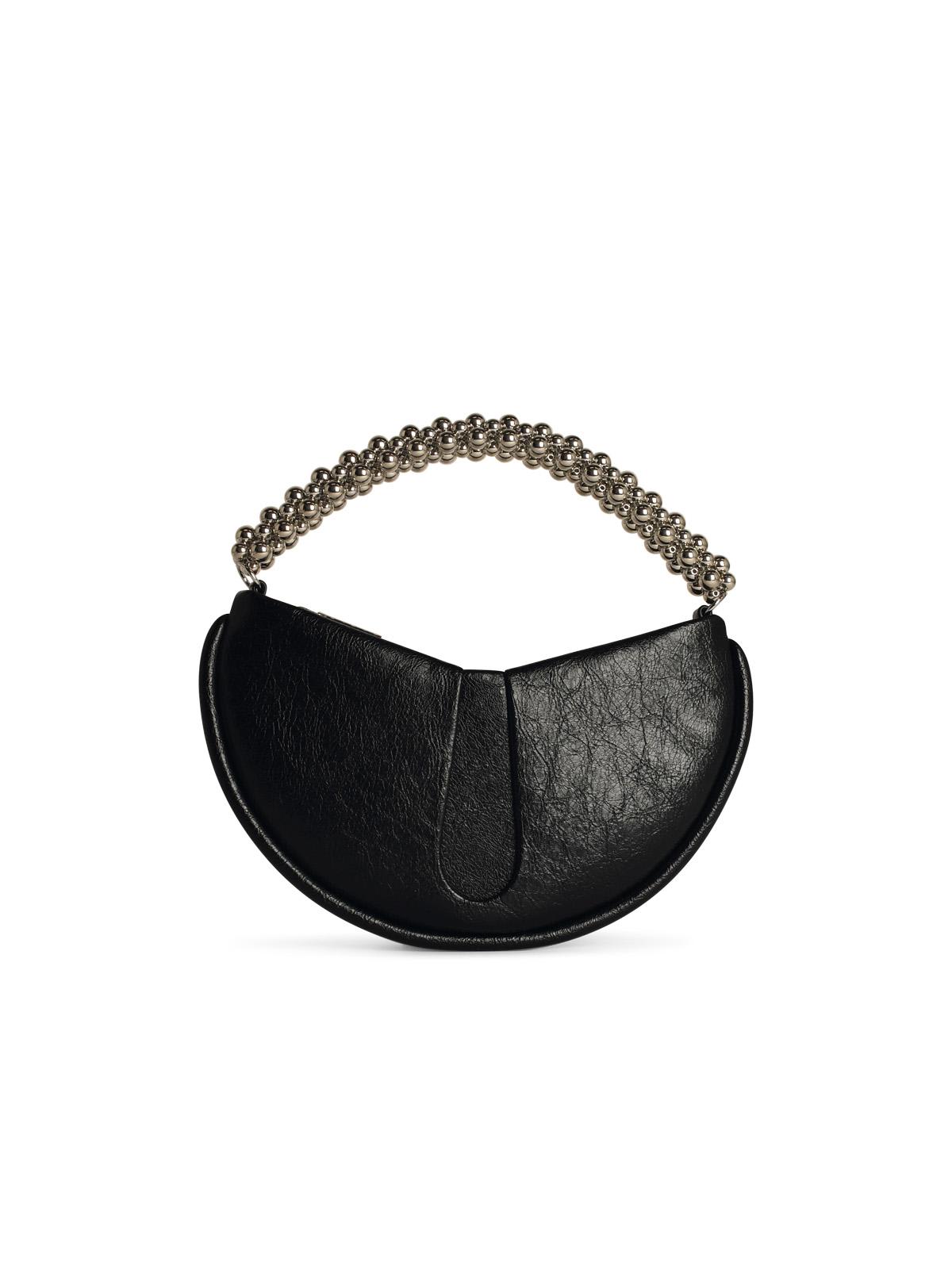 Shop Themoirè Ebe Black Vegan Leather Bag