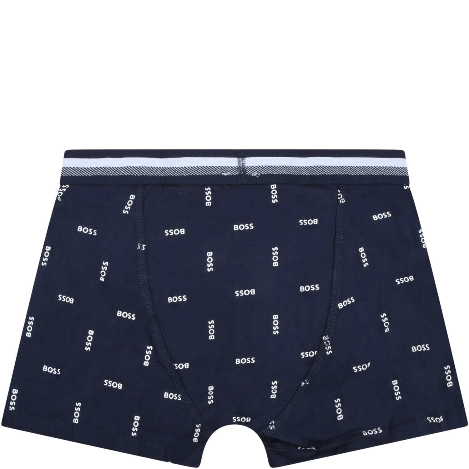 Hugo Boss Multicolor Set For Boy With White Logo In Light Blue