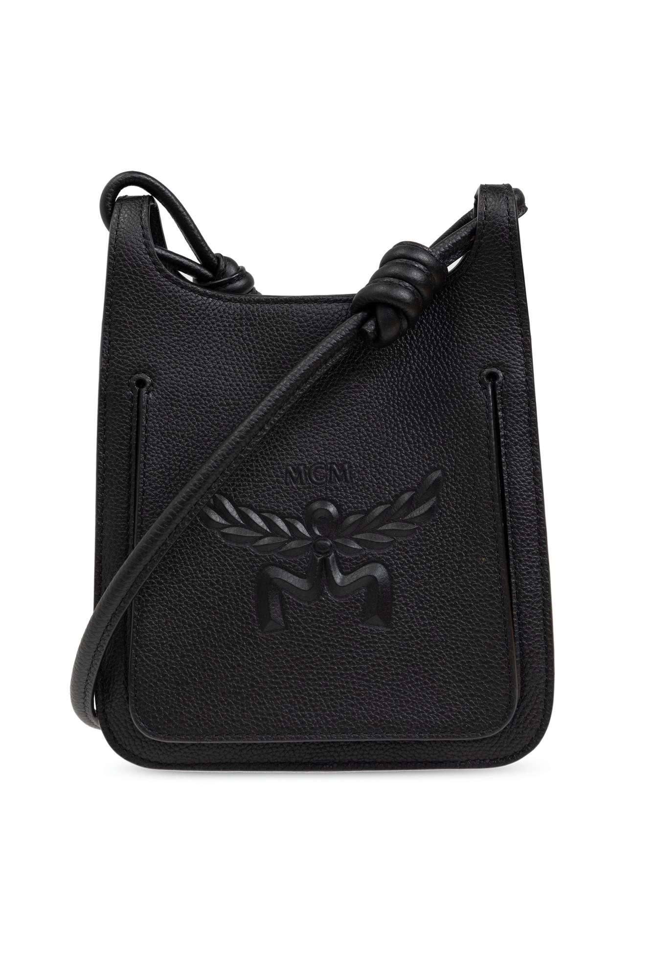 Shop Mcm Shoulder Bag In Black