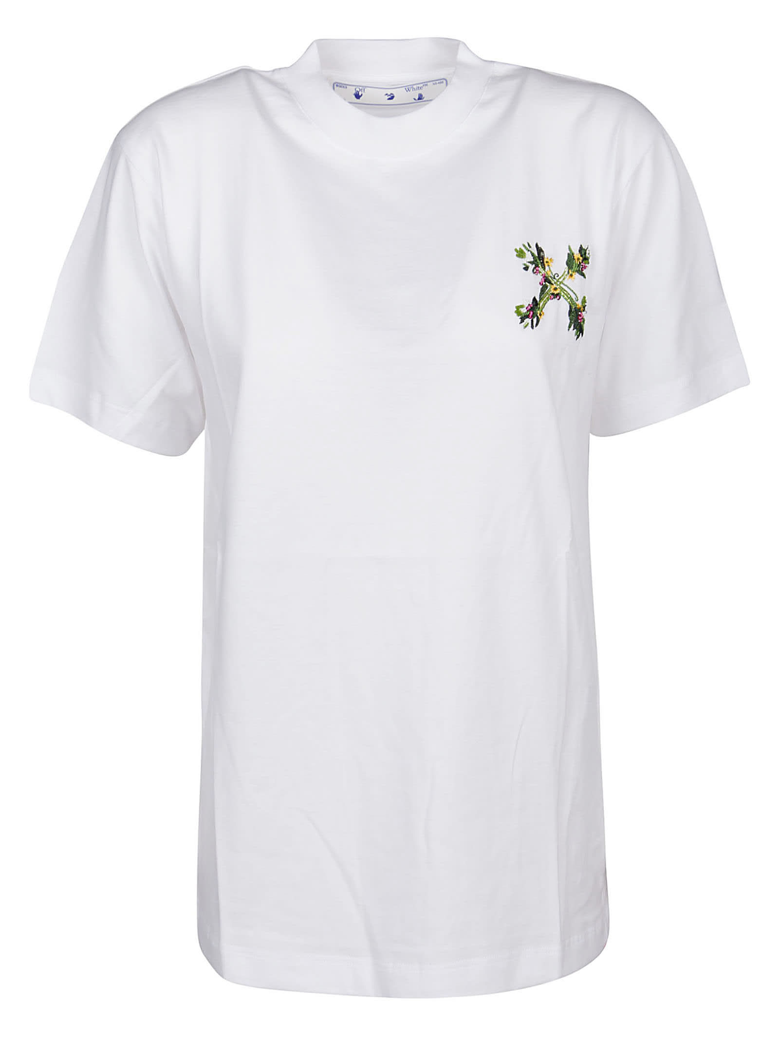 Off-White T-shirt Embr Mini Arrow Casual