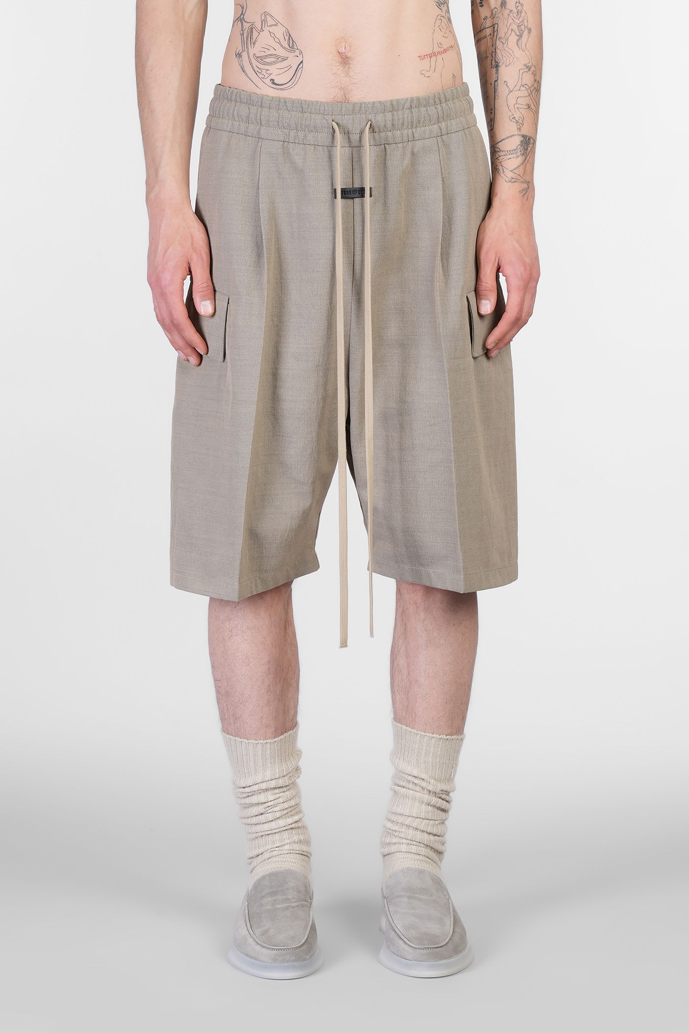 Shorts In Beige Polyamide
