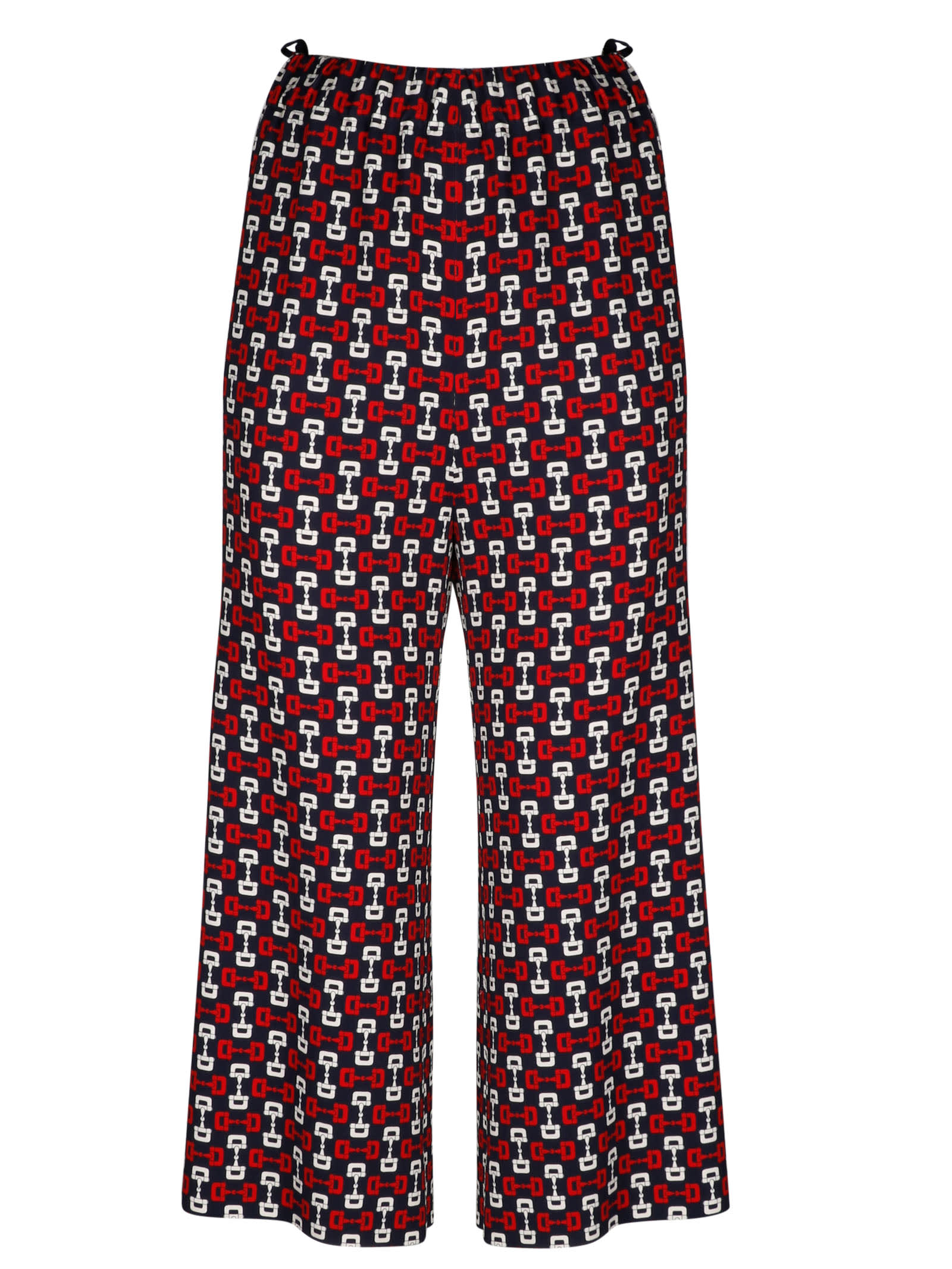 GUCCI PRINTED CROPPED trousers,11262119