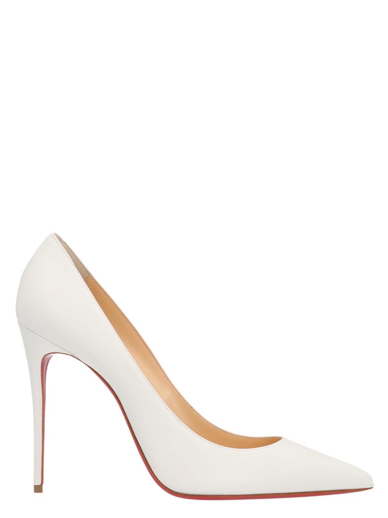 Shop Christian Louboutin Kate Pumps In White