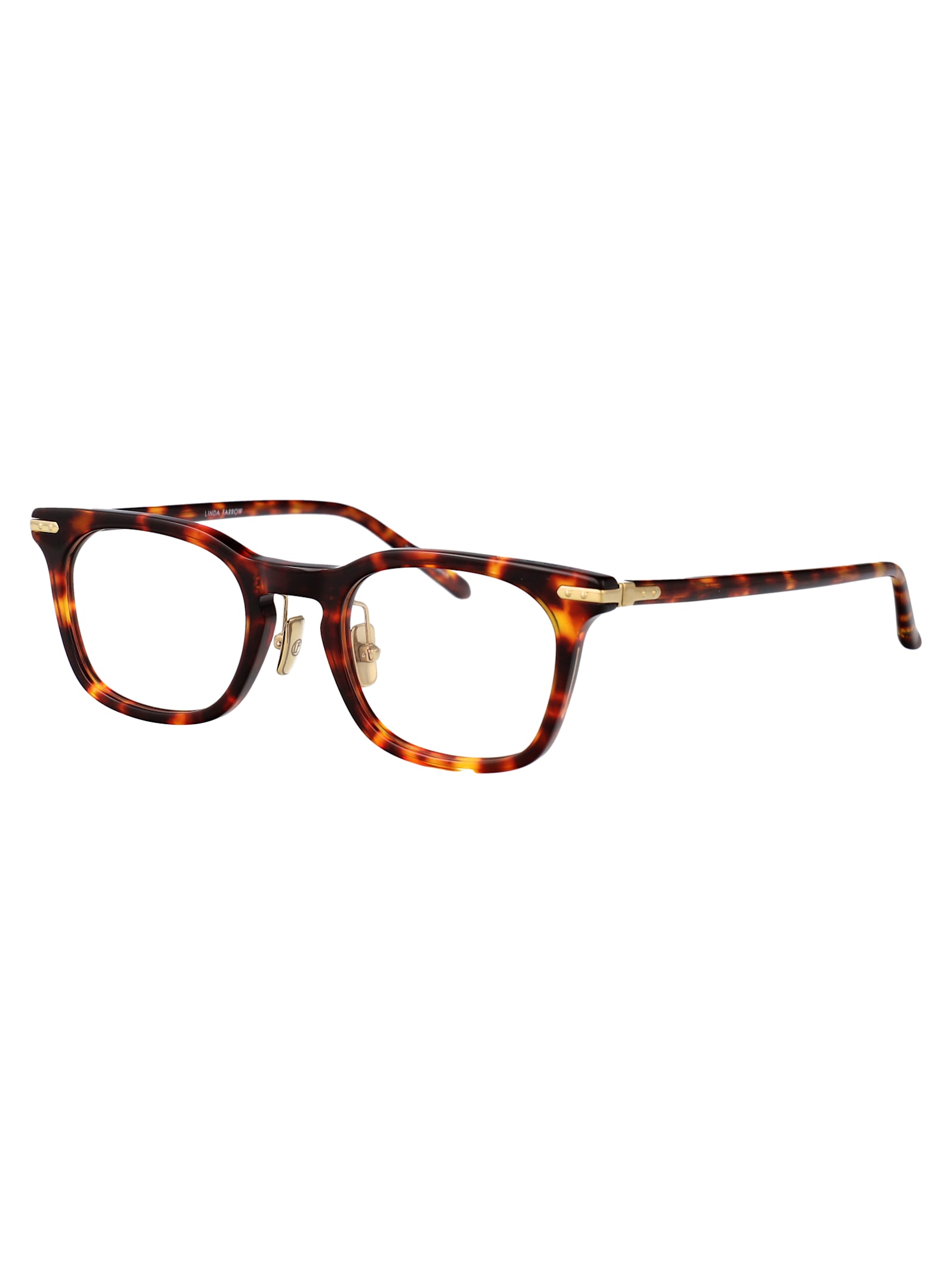 Linda Farrow Hawkin Glasses In Brown