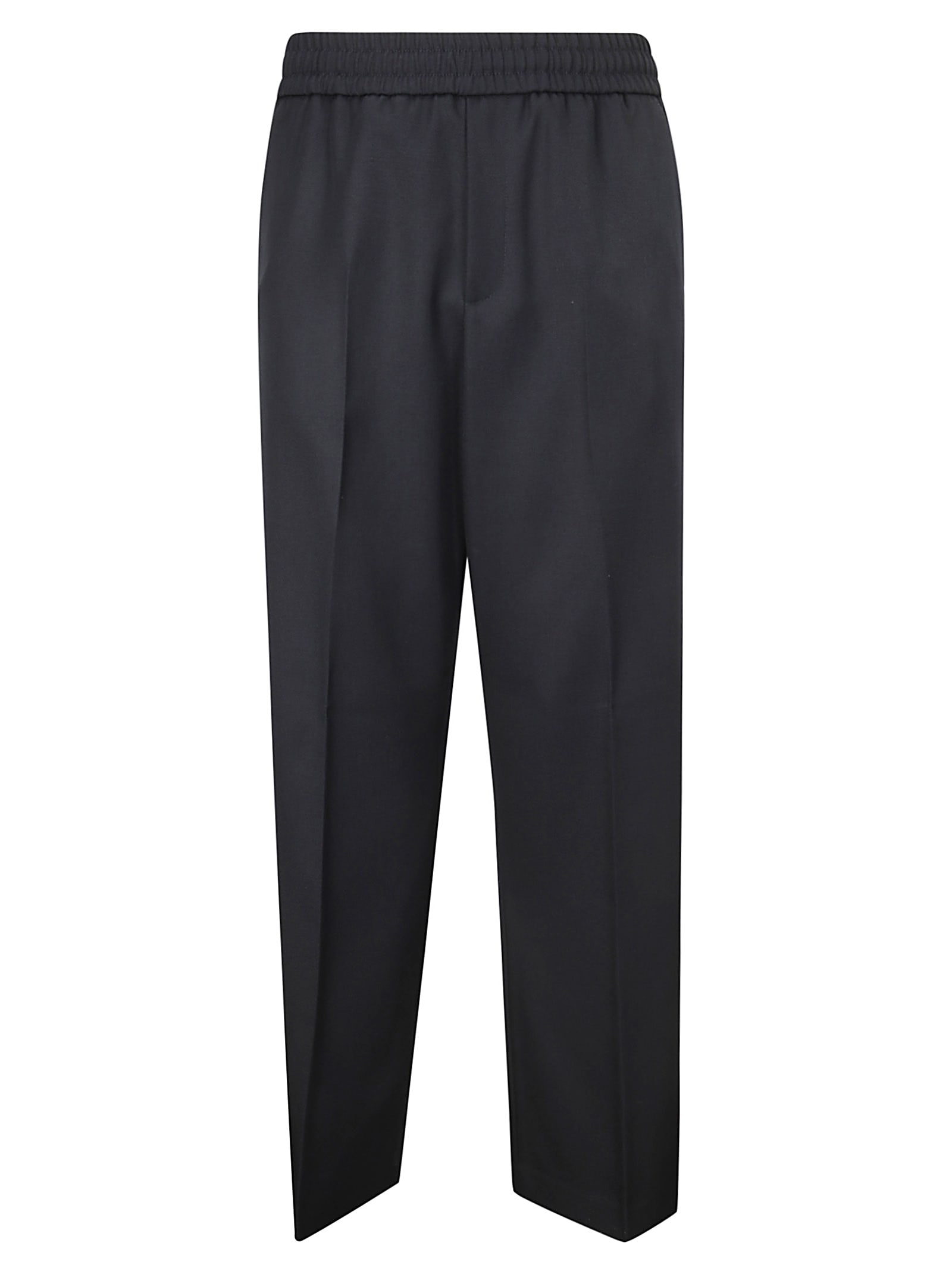 lennon Navy Virgin Wool Blend Trousers