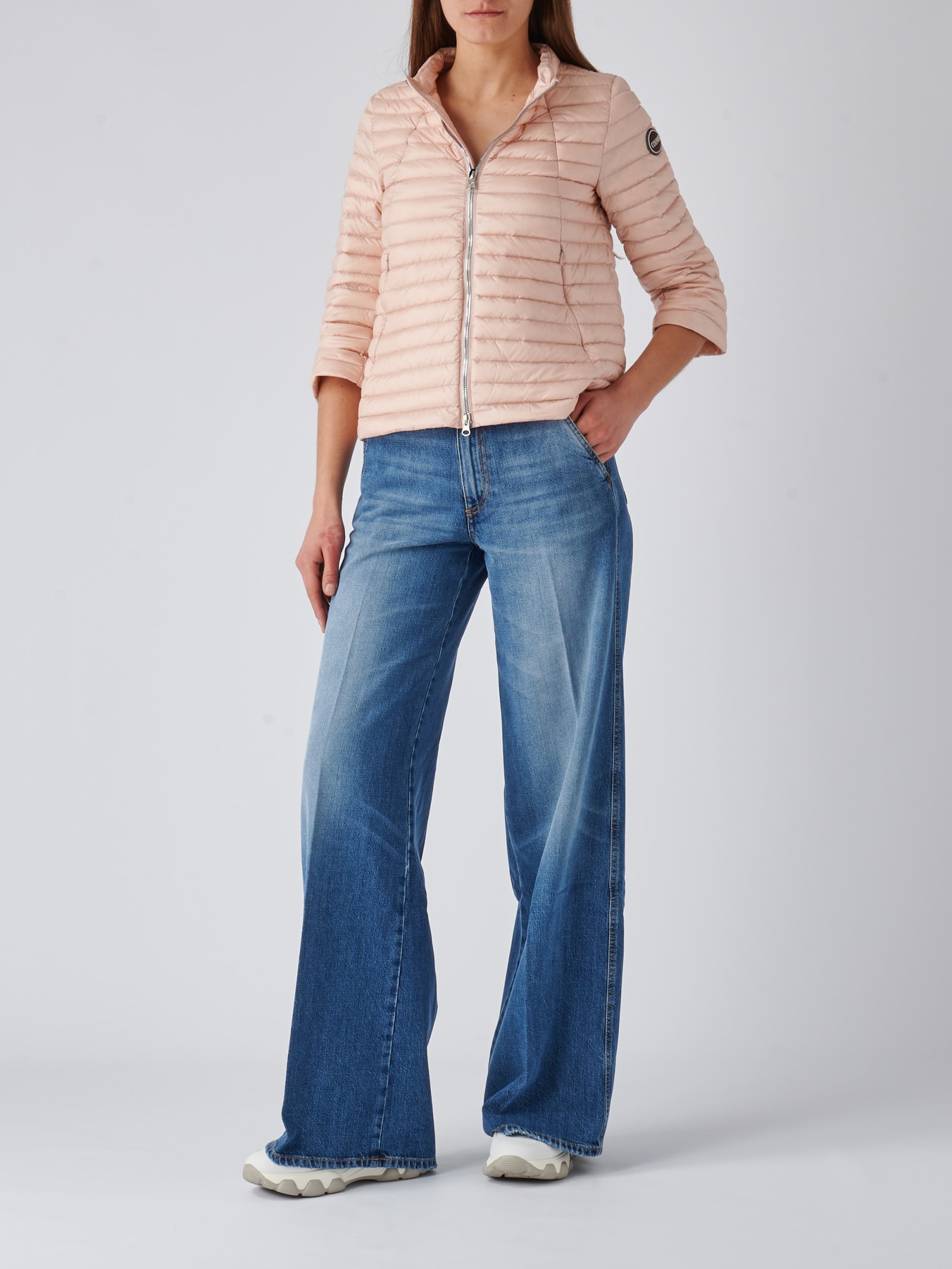 Shop Pt01 Cotton Jeans In Denim Medio
