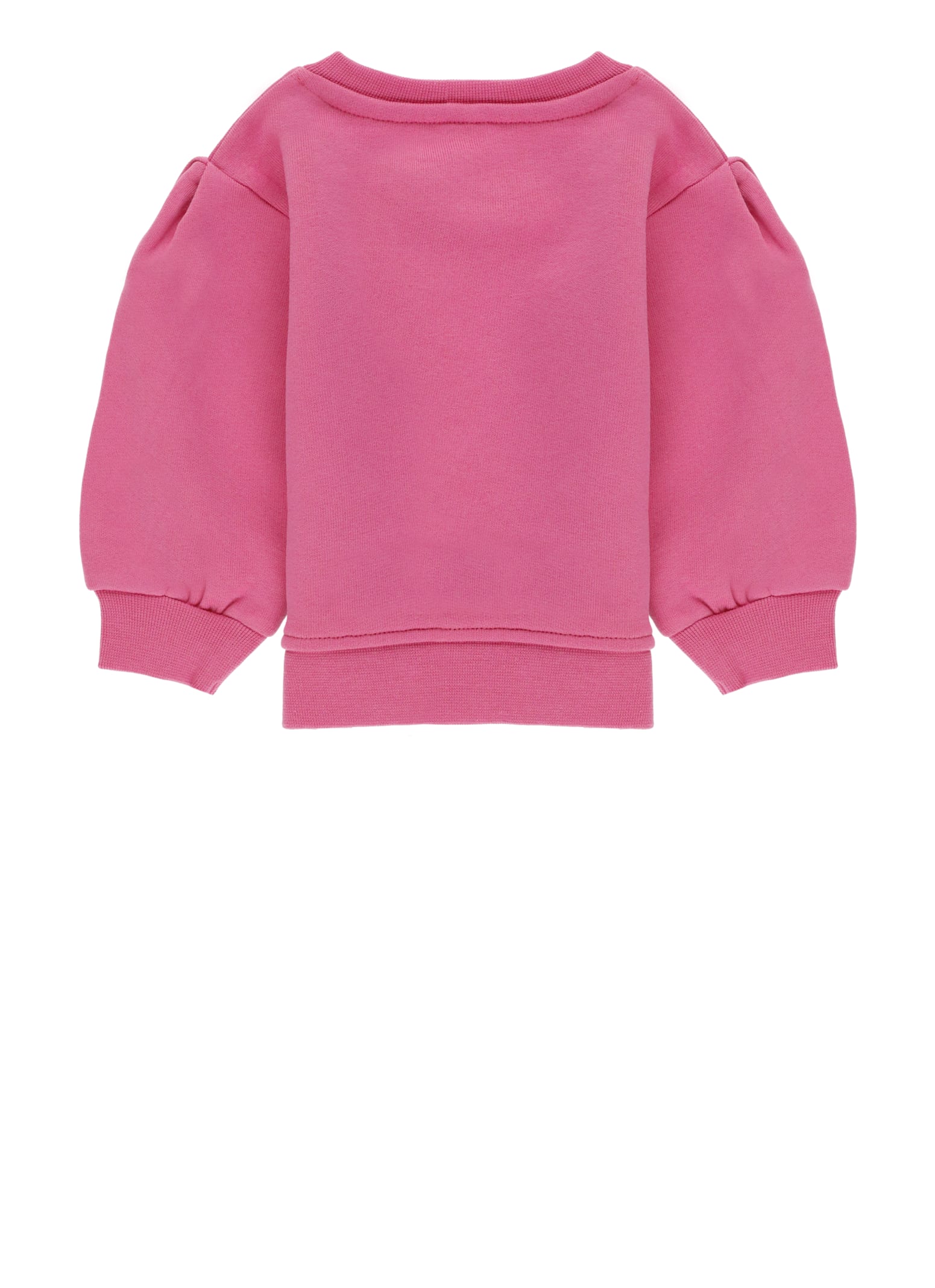 Stella Mccartney Cottn Sweatshirt In Pink