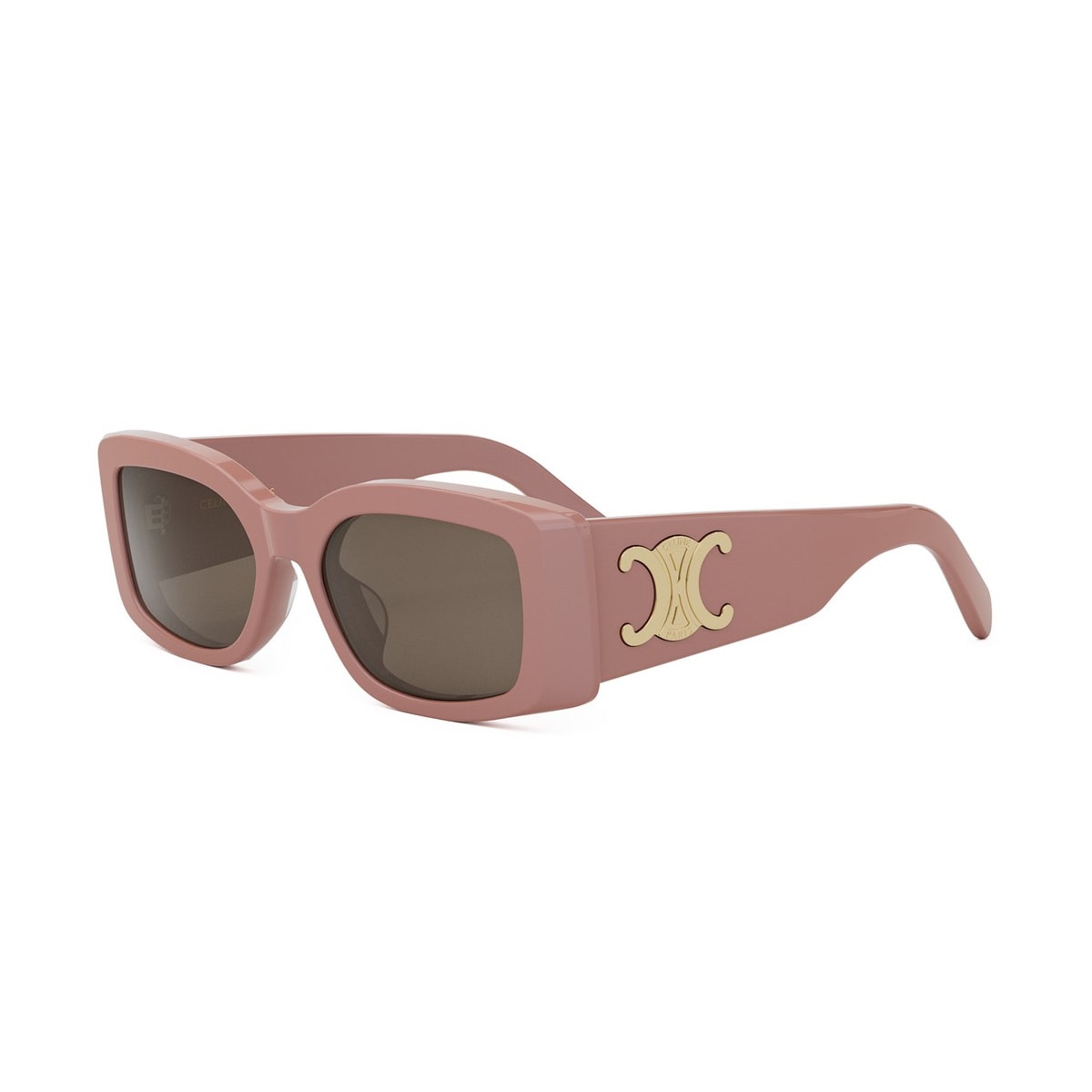 Shop Celine Cl40282u Triomphe Xl 72e Rosa Sunglasses