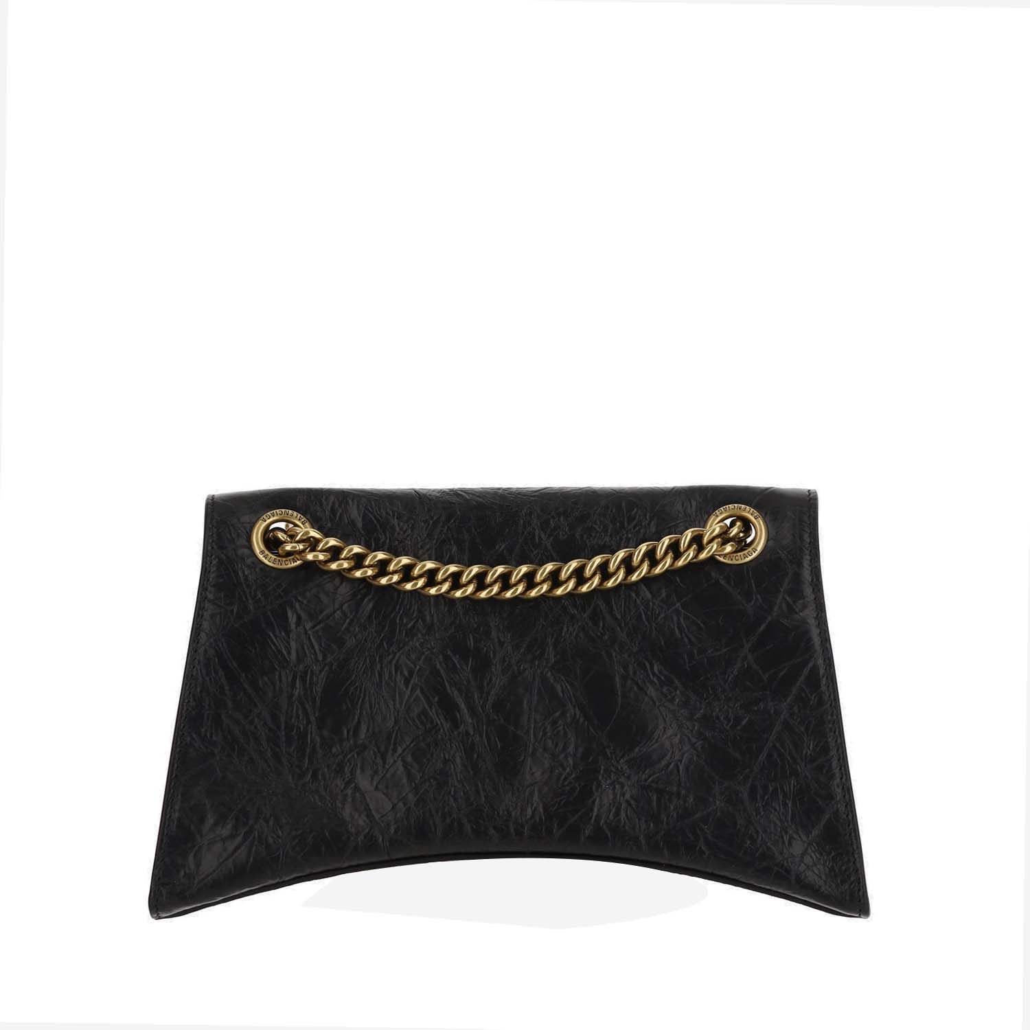 Balenciaga Hourglass S Quilted Shoulder Bag In Black