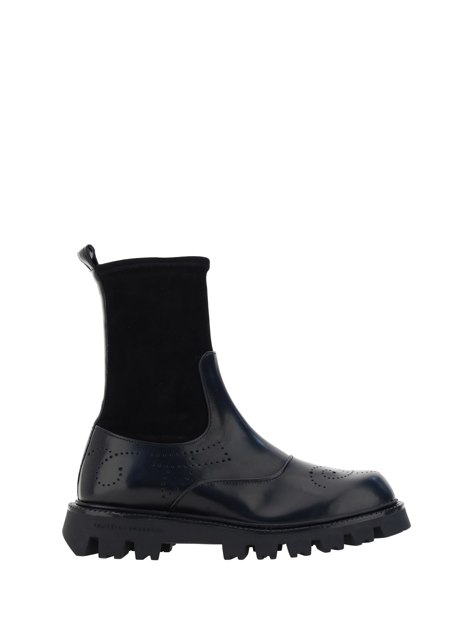 Shop Fratelli Rossetti Ankle Boots In Nero