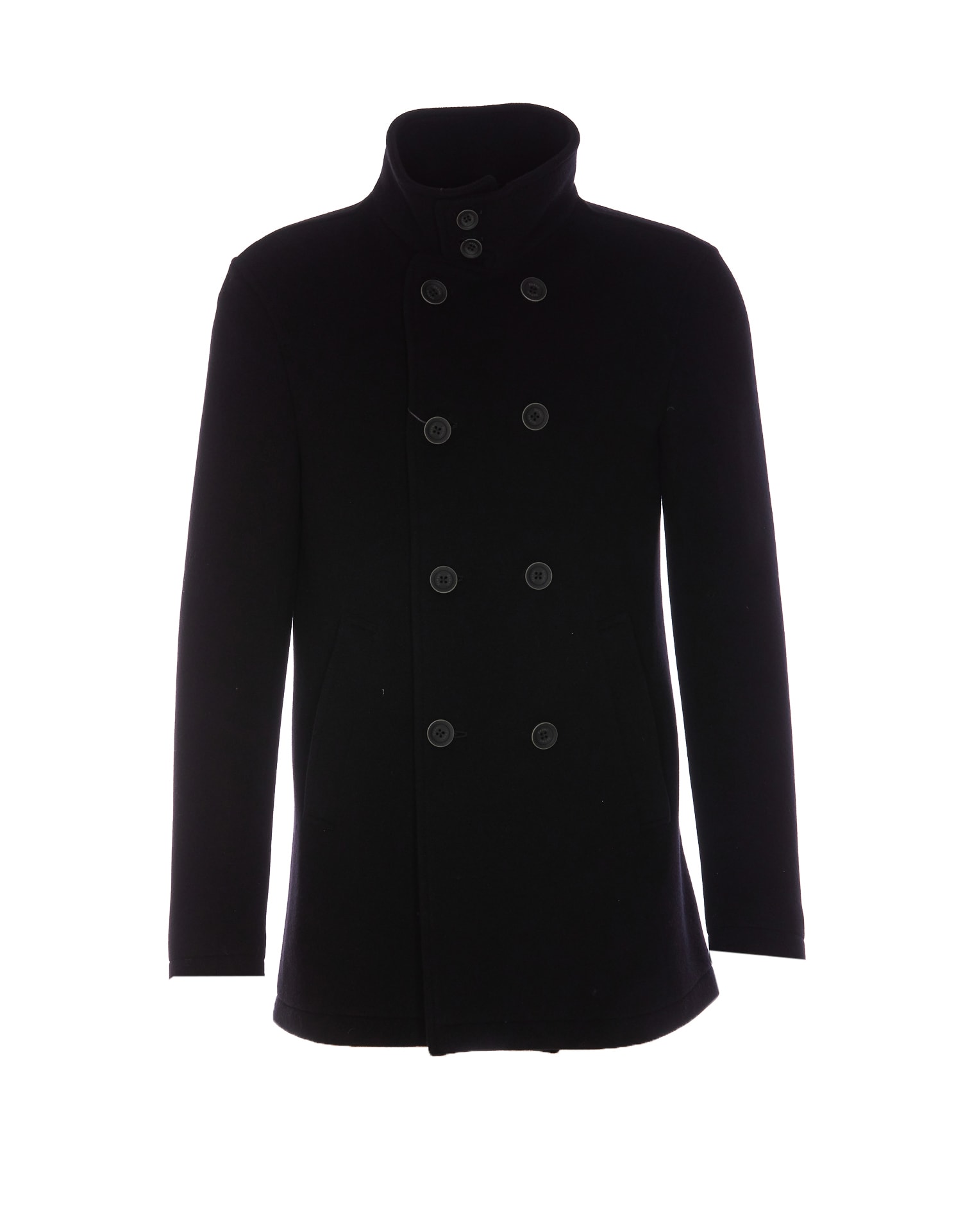 Shop Herno Coat In Black