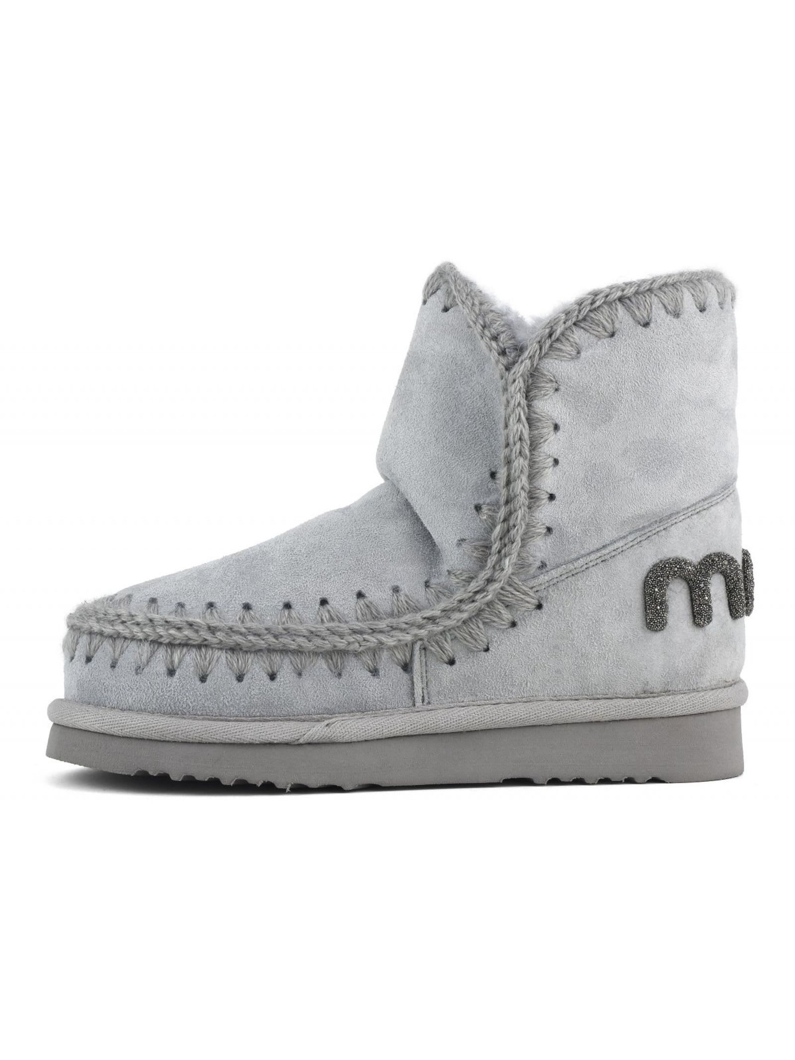 Shop Mou Light Grey Sheepskin Eskimo 18