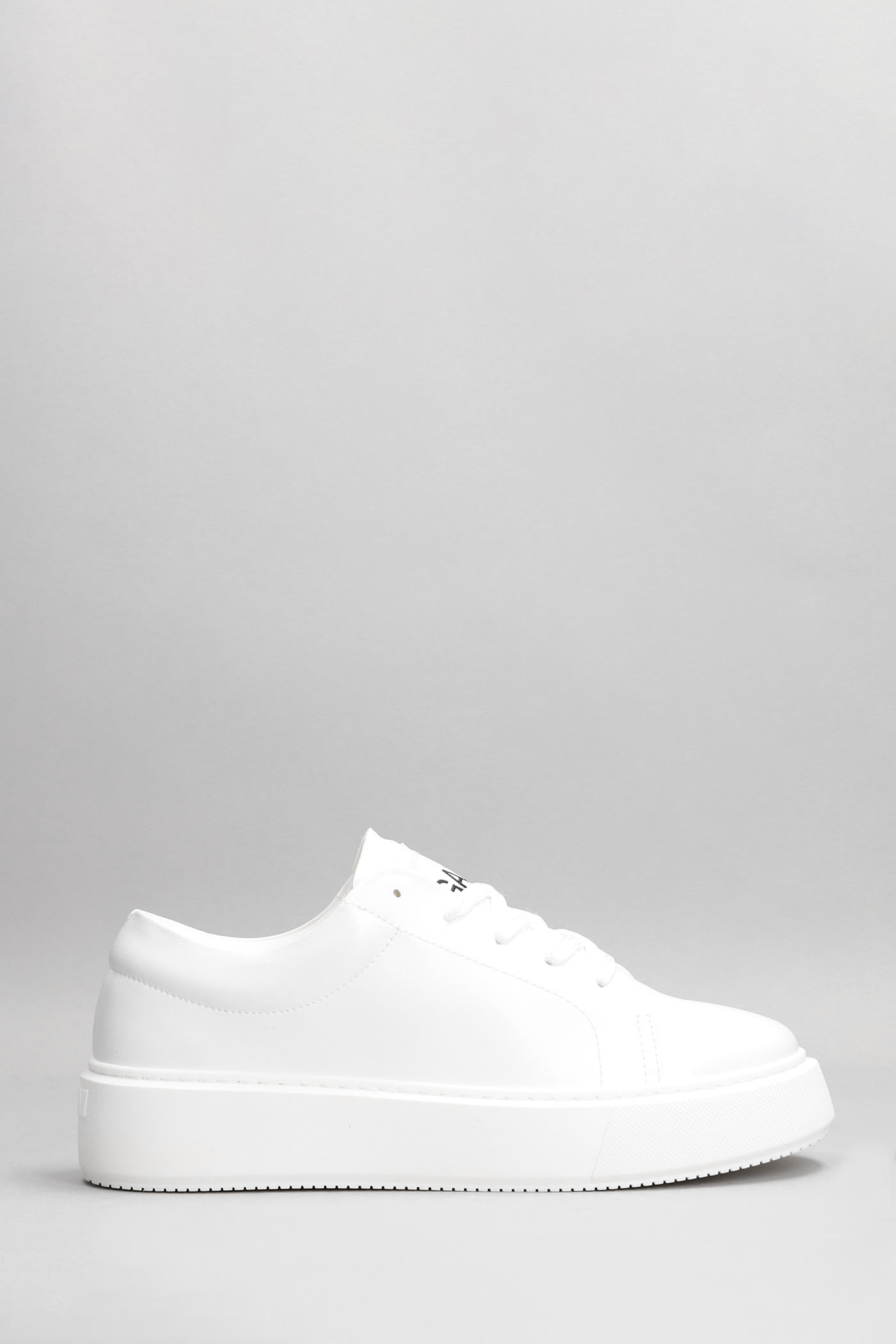 Ganni Sneakers In White Vegea