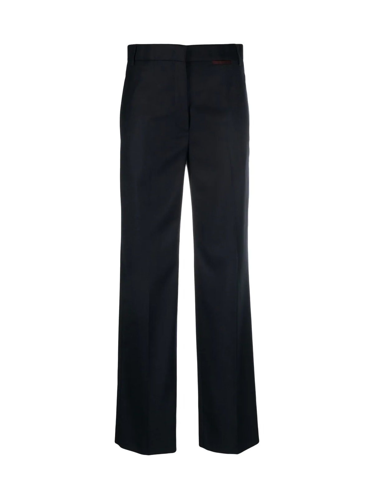 Paul Smith Womens Wide Leg Trouser In Dark Navy