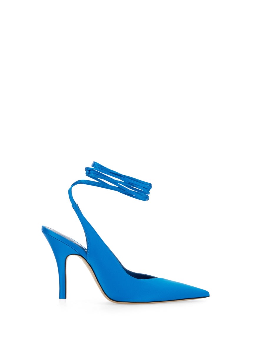 Shop Attico Venus Slingback In Blue