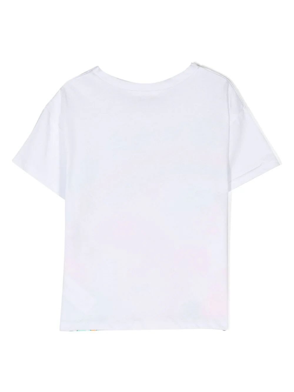 Shop Billieblush Short Sleeves T-shirt In P White