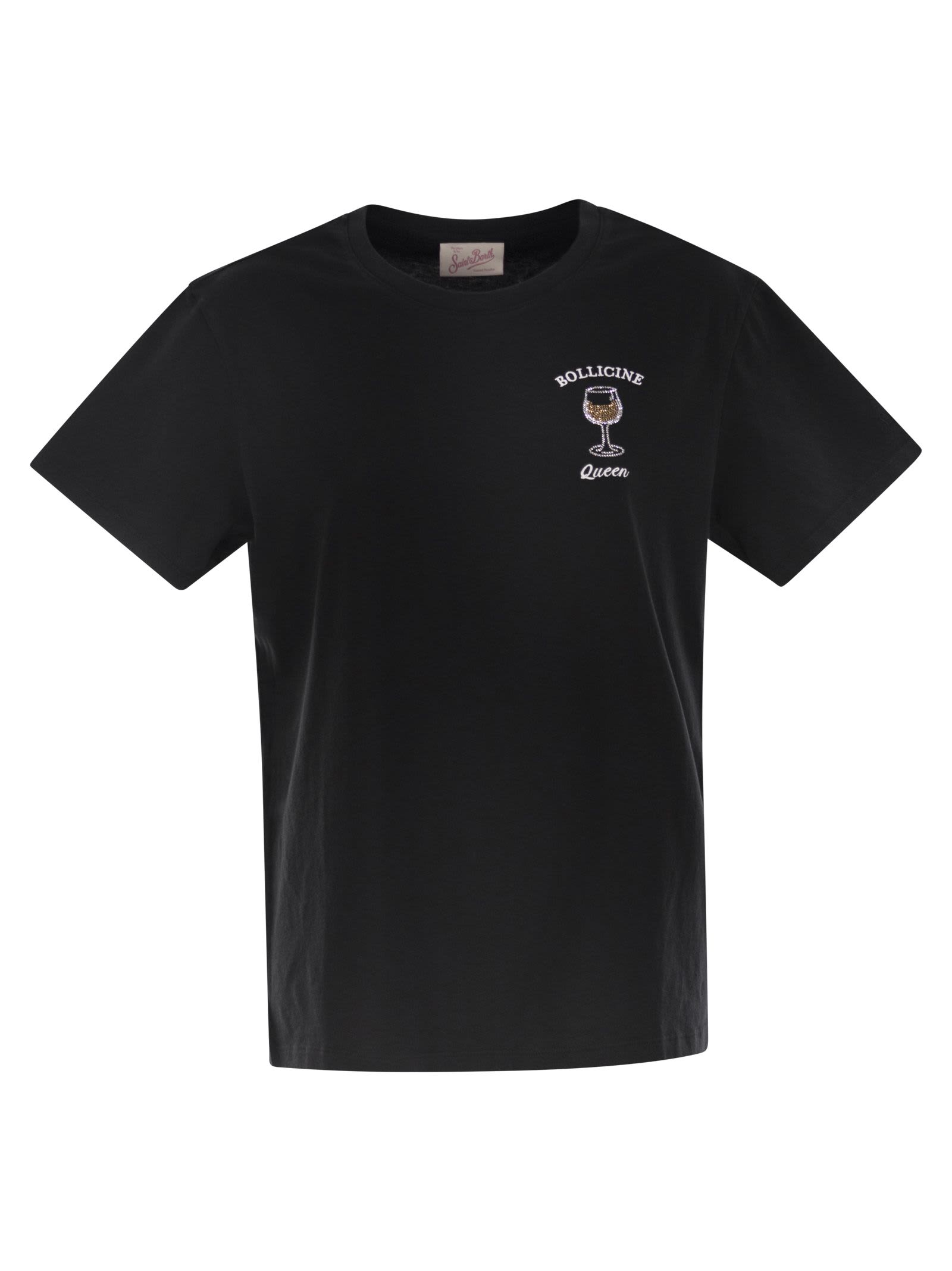 Mc2 Saint Barth Emilie - T-shirt With Embroidery On Chest