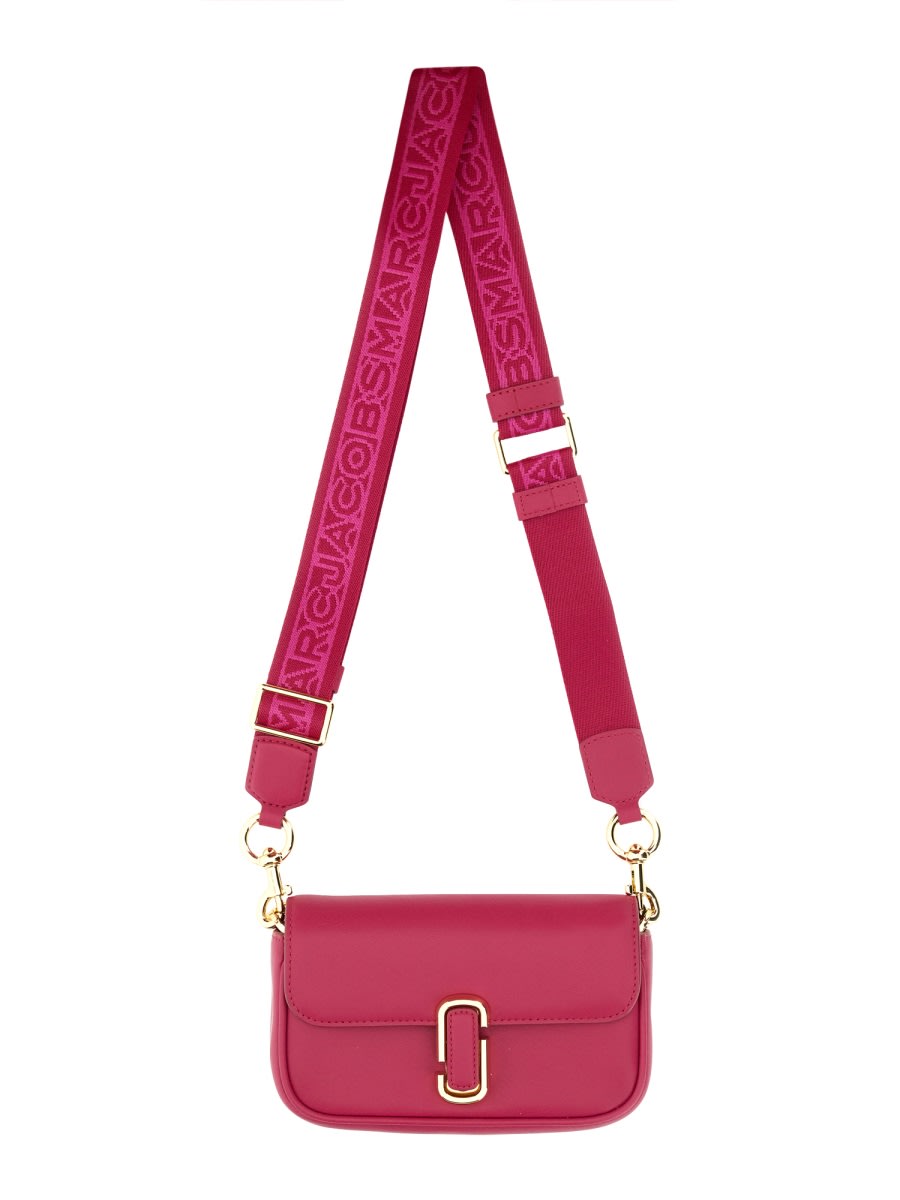 Shop Marc Jacobs The J Marc Bag In Fuchsia