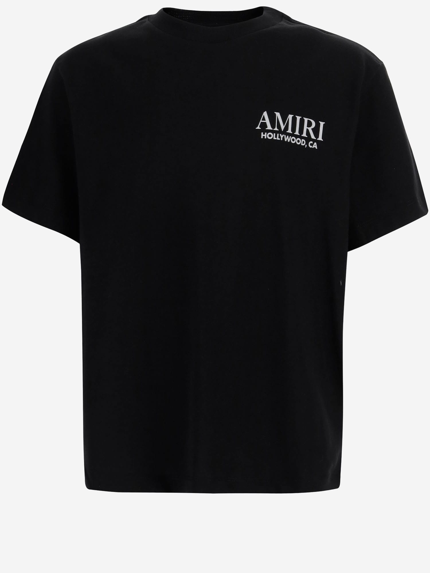 Amiri Kids' Cotton T-shirt With Print And Logo In Black