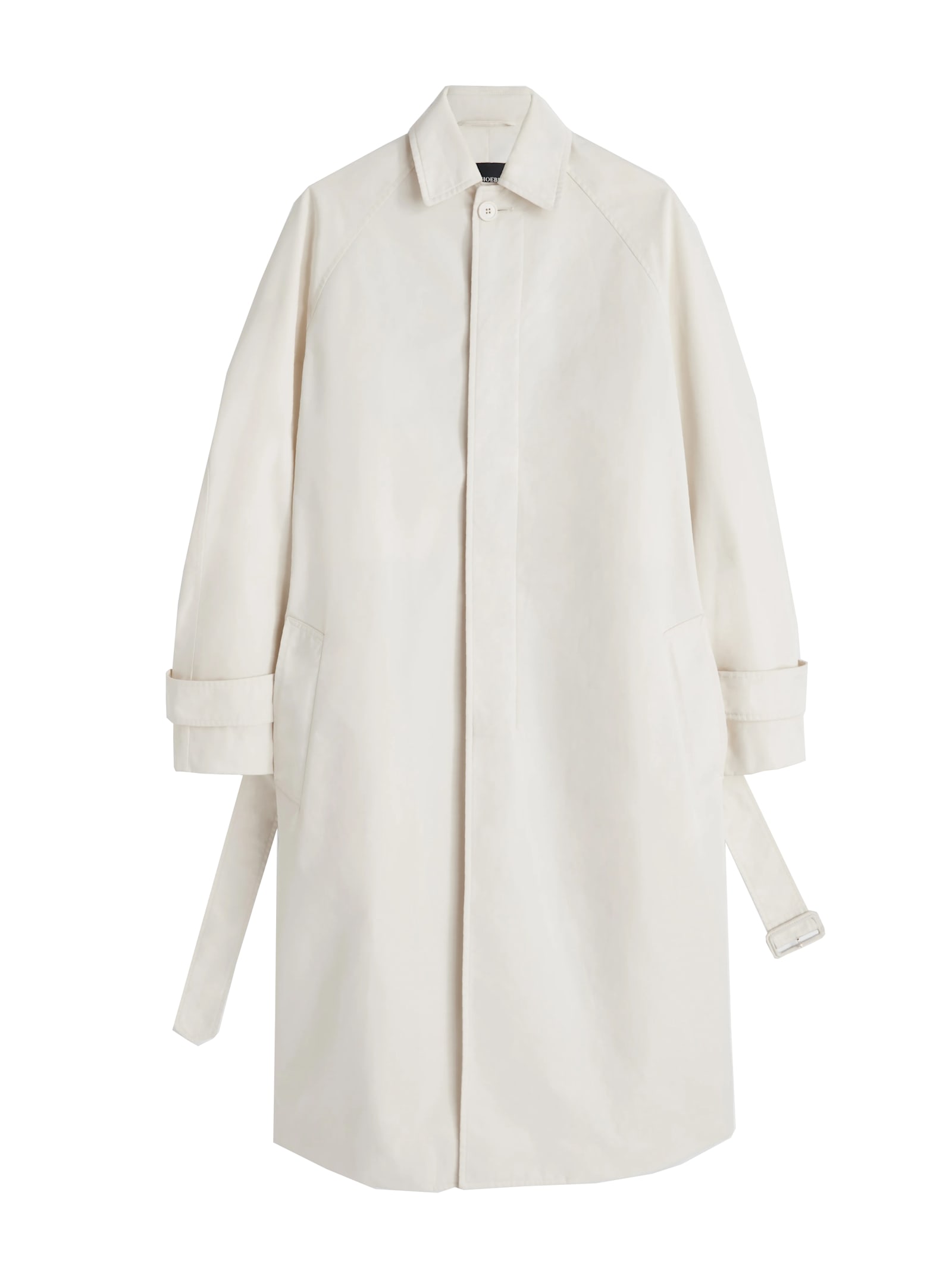 Phoebe Philo Oversized Car Coat In White