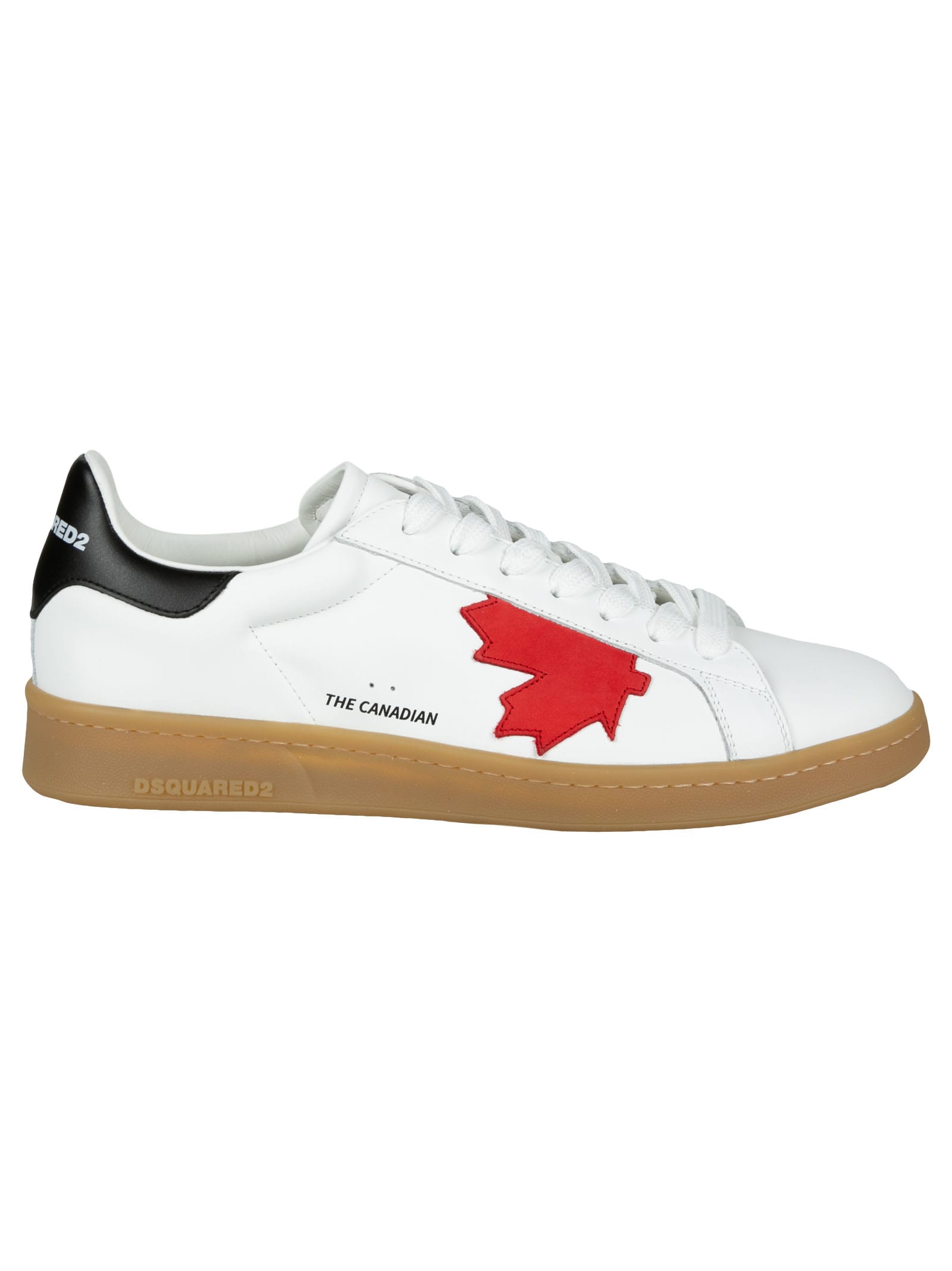 Dsquared2 Maple Leaf Patched Sneakers
