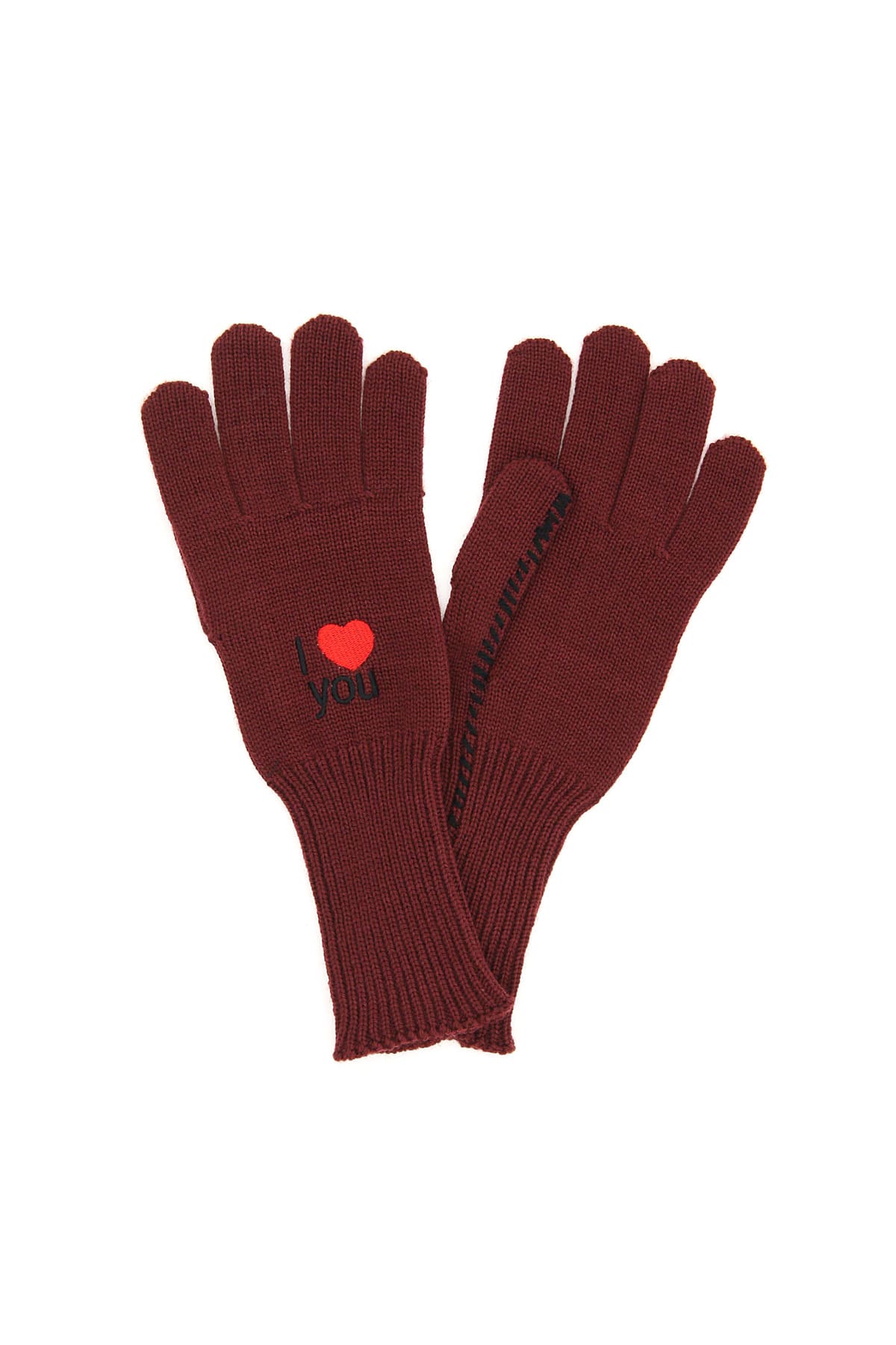 Raf Simons Wool Gloves I Love You