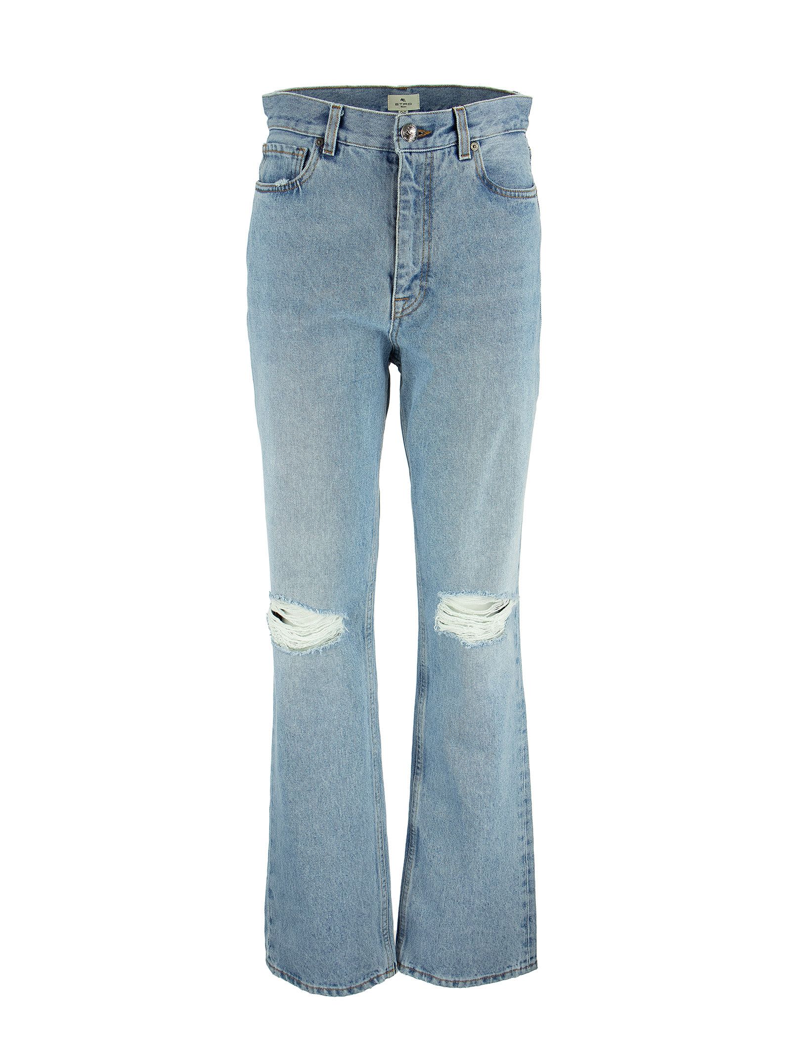 Etro Denim Jeans With Destroyed Details