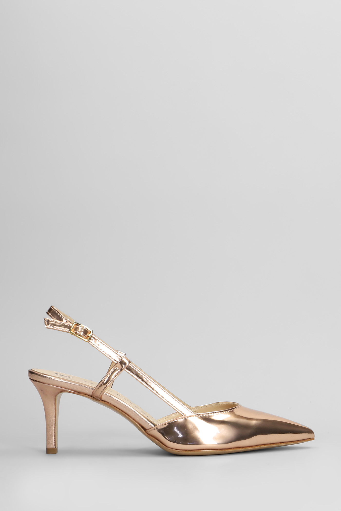 Pumps In Copper Leather