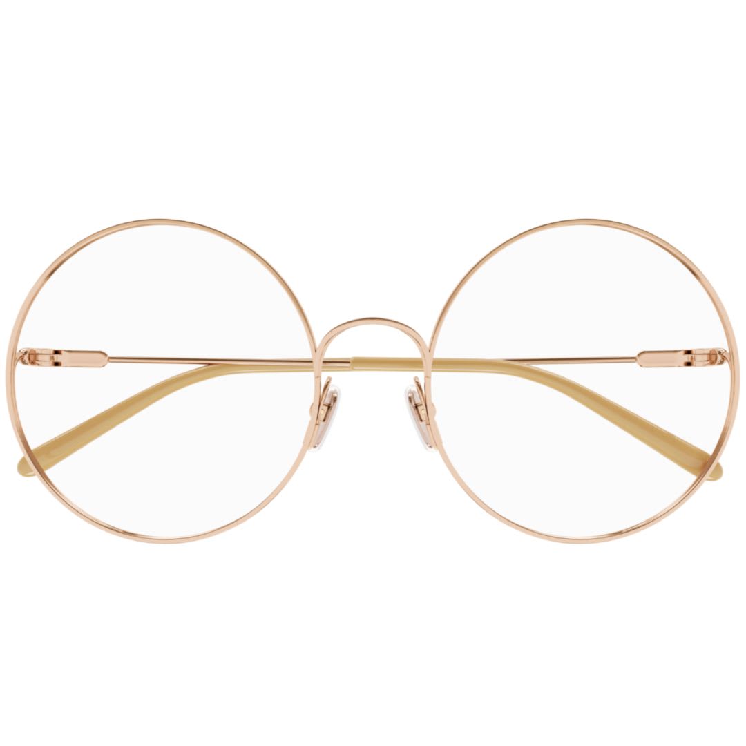 Chloé Ch0167o002 Gold Gold Transparent In Gold