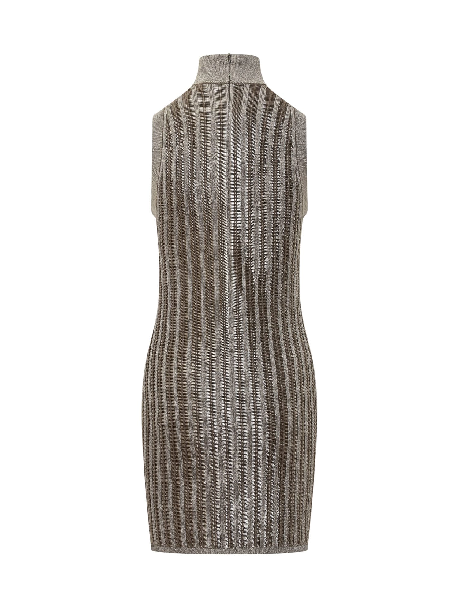 Shop Tom Ford Wool And Viscose Knitted Dress In Green