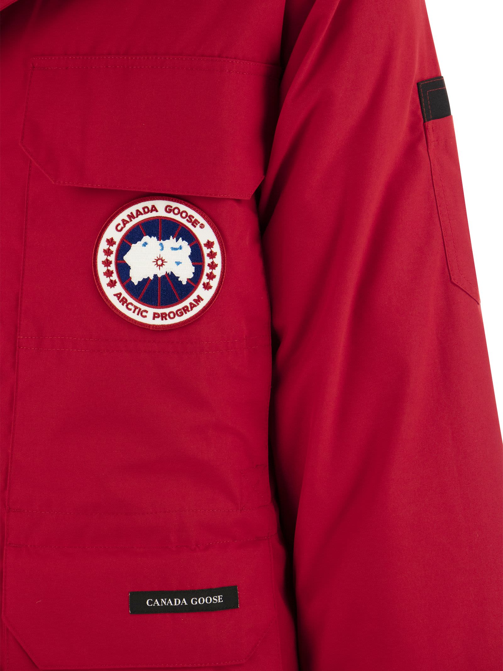 Shop Canada Goose Expedition - Fusion Fit Parka In Red