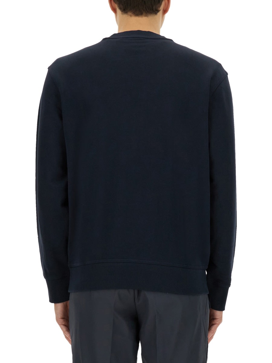 Shop Hugo Boss Sweatshirt With Logo In Blue