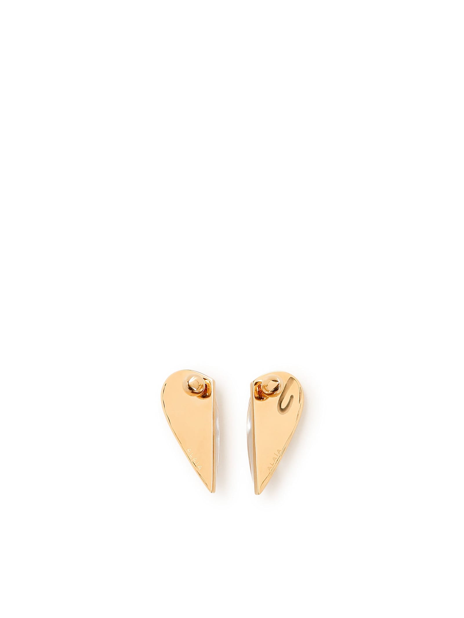Shop Alaïa Bombe Demi-c Ur Earrings In Transparent