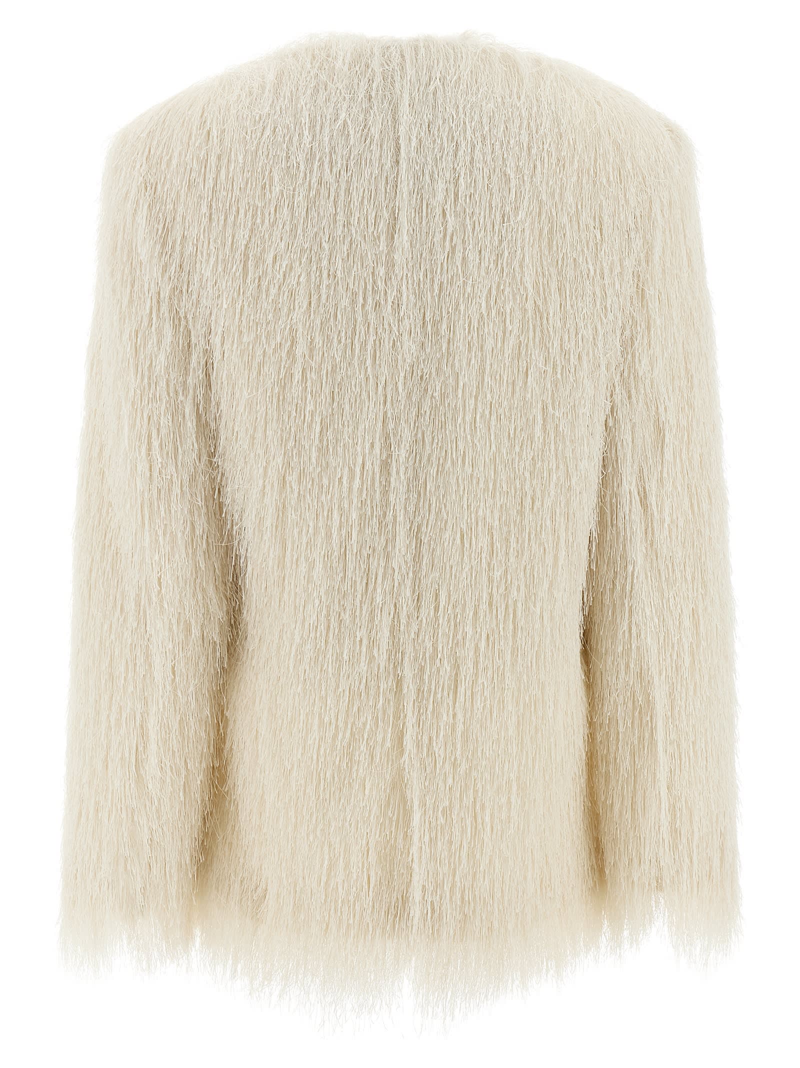 Dries Van Noten Rivla Coat In White