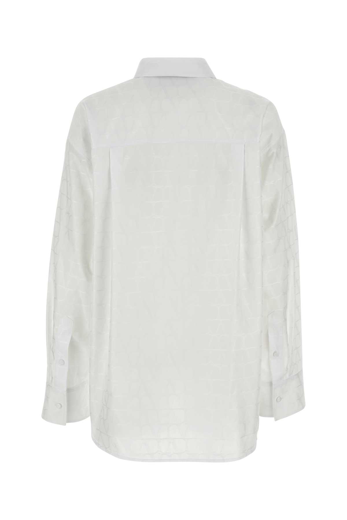 Valentino Toile Iconographe Shirt In Bianco
