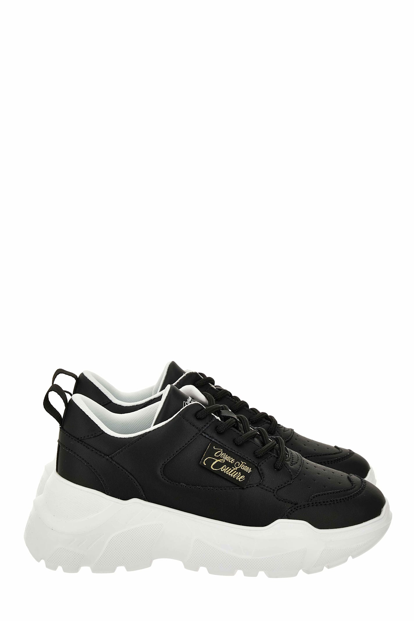 Versace Jeans Couture Sneakers In Black