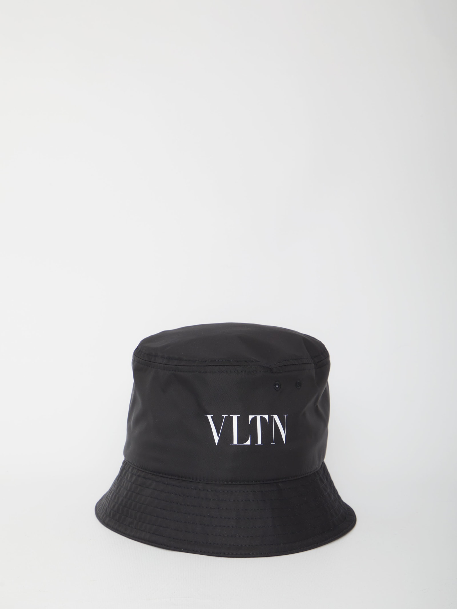 Shop Valentino Vltn Bucket Hat In Black
