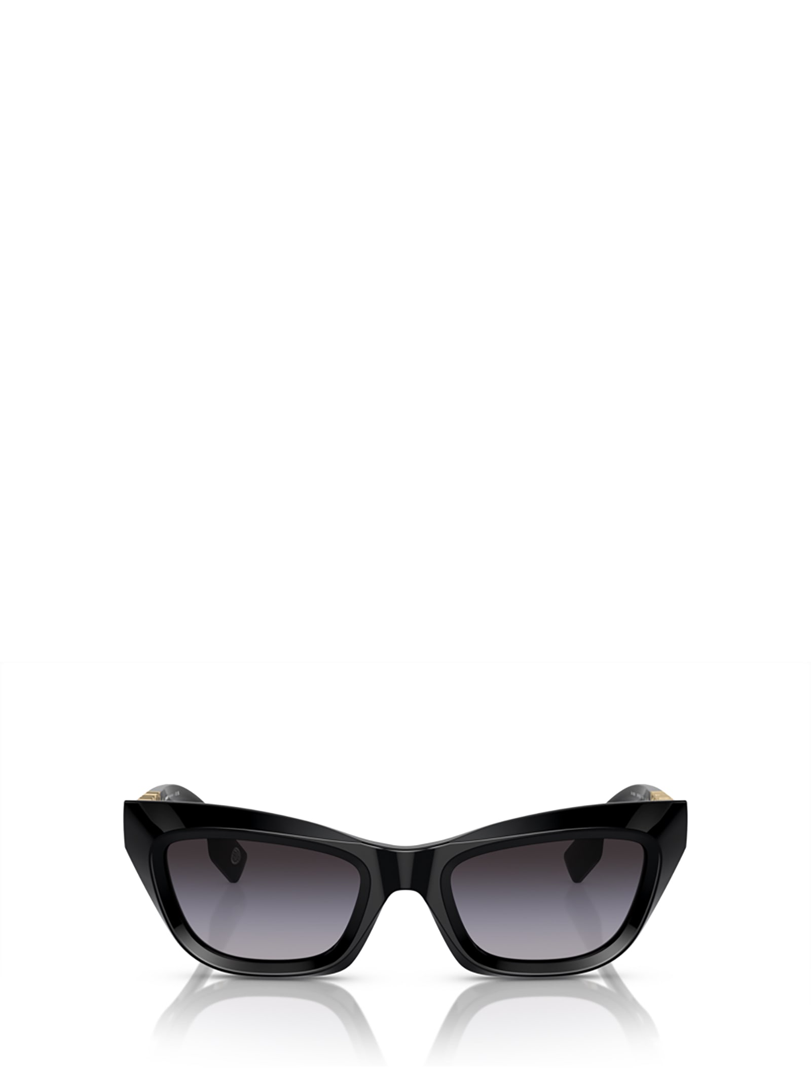 Shop Burberry Eyewear Be4409 Black Sunglasses
