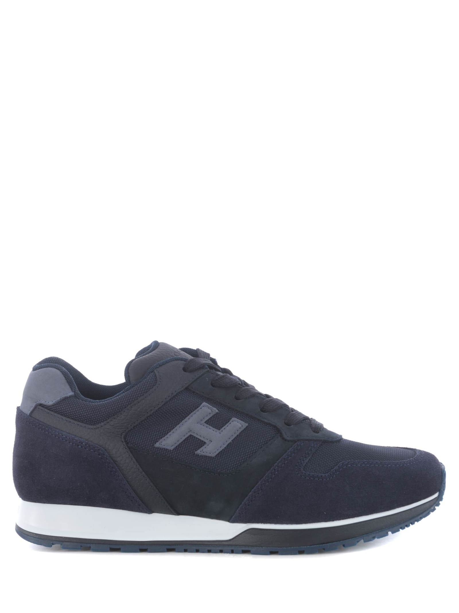 Hogan h321 Sneakers In Suede And Mesh Nylon