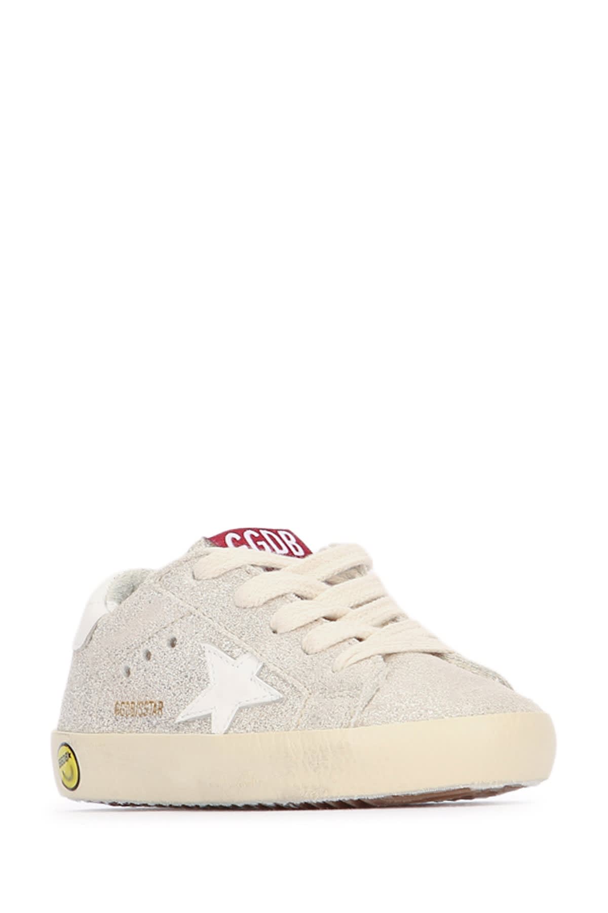 Golden Goose Super Star Laminated Sued In Neutral