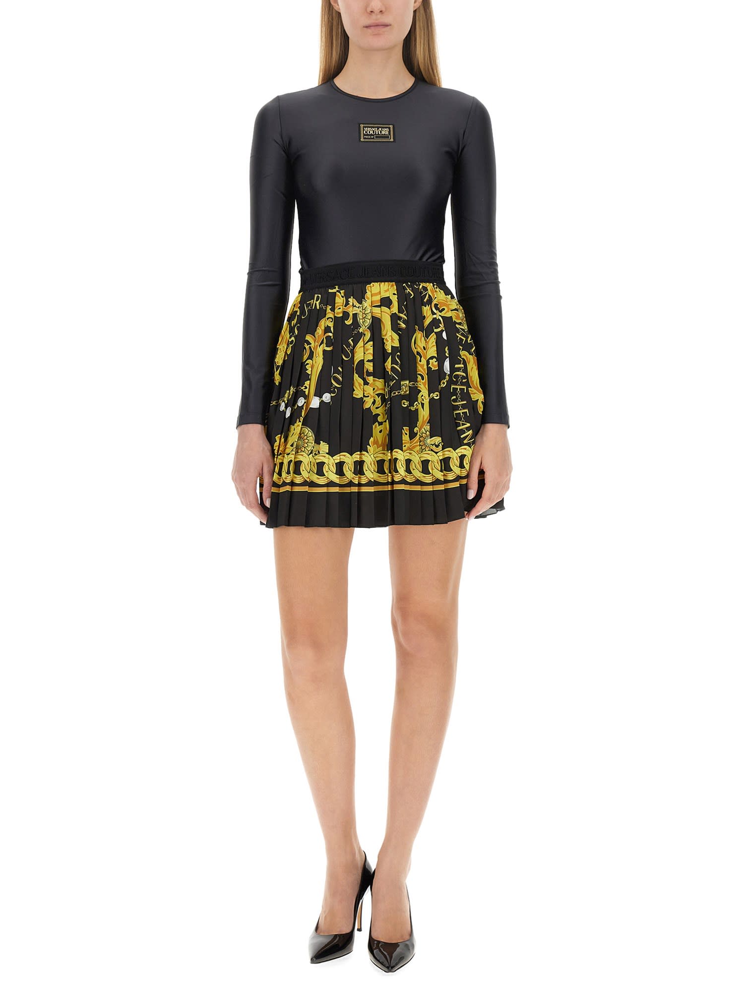 Versace Jeans Couture Body With Logo In 899